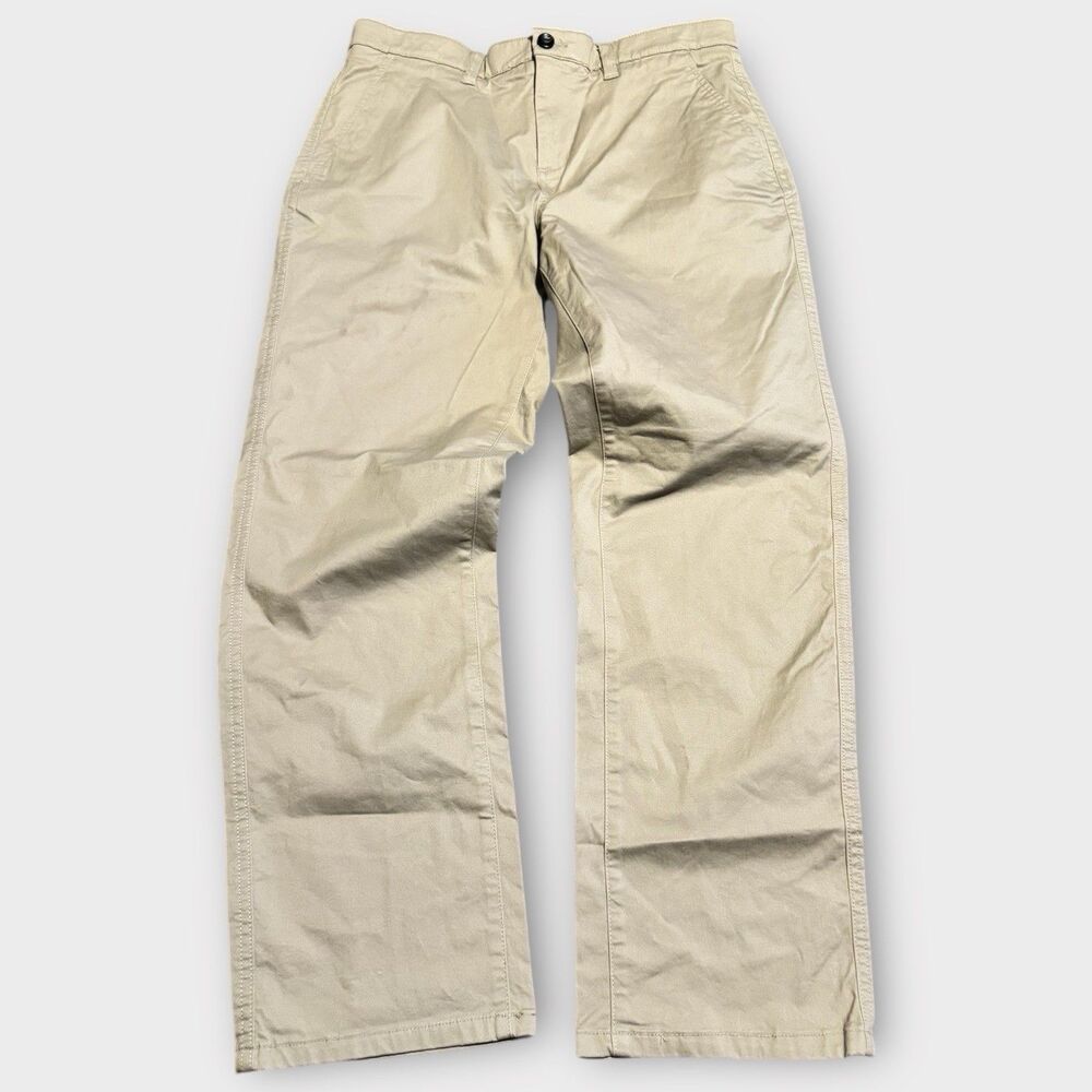 NWT Crown & Ivy Men's Sz 32x30 Beige Tan Straight Fit Motion Flex Pants NEW Golf